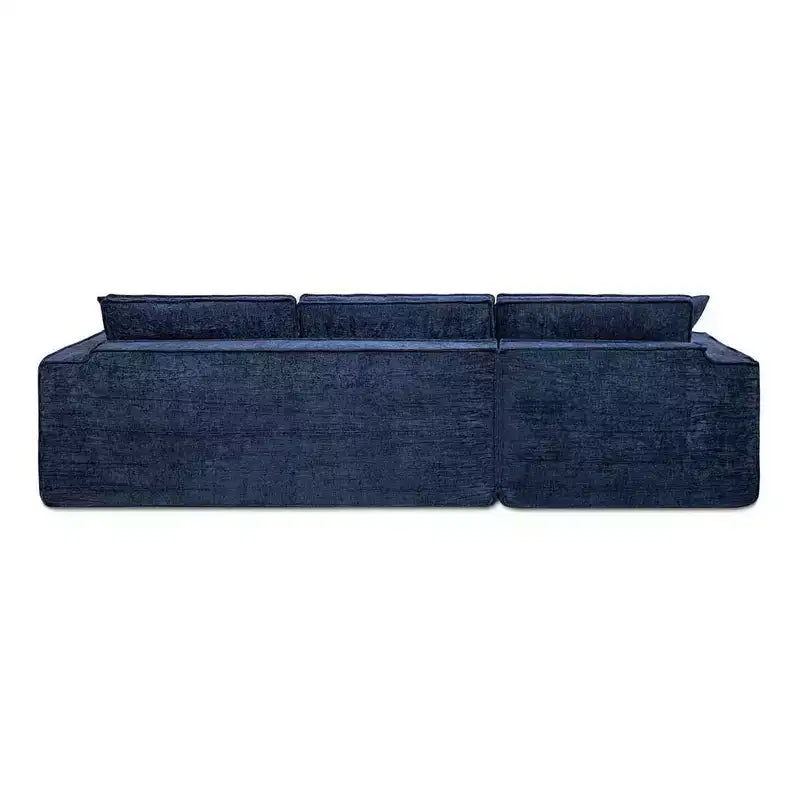 Jennifer Taylor Home Brenley Canapé sectionnel en boîte 110,5, accoudoir gauche, en chenille gris cendré