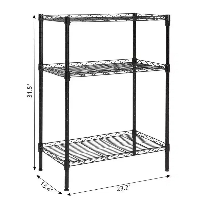 Étagère de rangement en acier de 23,2 po L