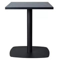 Leisuremod Vail 24-Inch Square Dining Table with MDF Top and Square Steel Base for Kitchen, Dining, and Pub