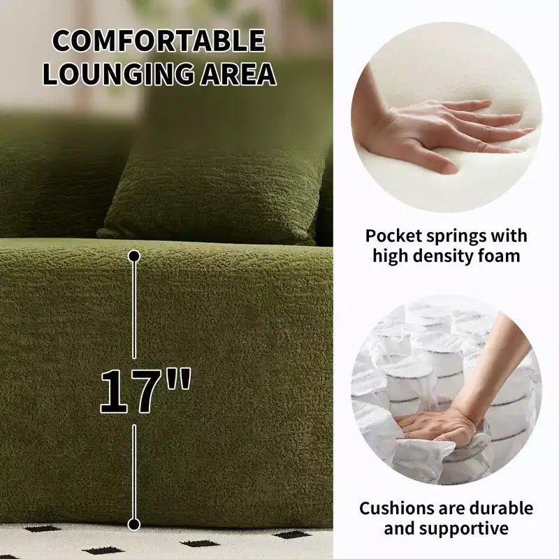 Canapé modulaire Whisen 110 avec compression totale