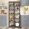 MAYEERTY Versatile 7-Tier Bookcase for Books Decor Kitchen Bathroom Essentials