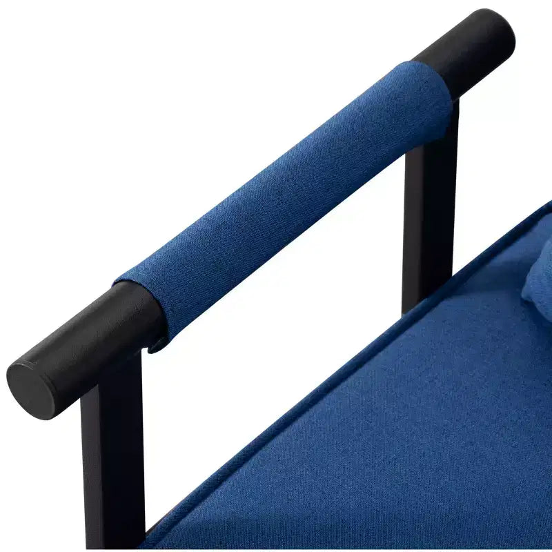 Fauteuil-lit convertible 4-en-1 pliant, dossier réglable sur 5 positions avec oreiller lombaire
