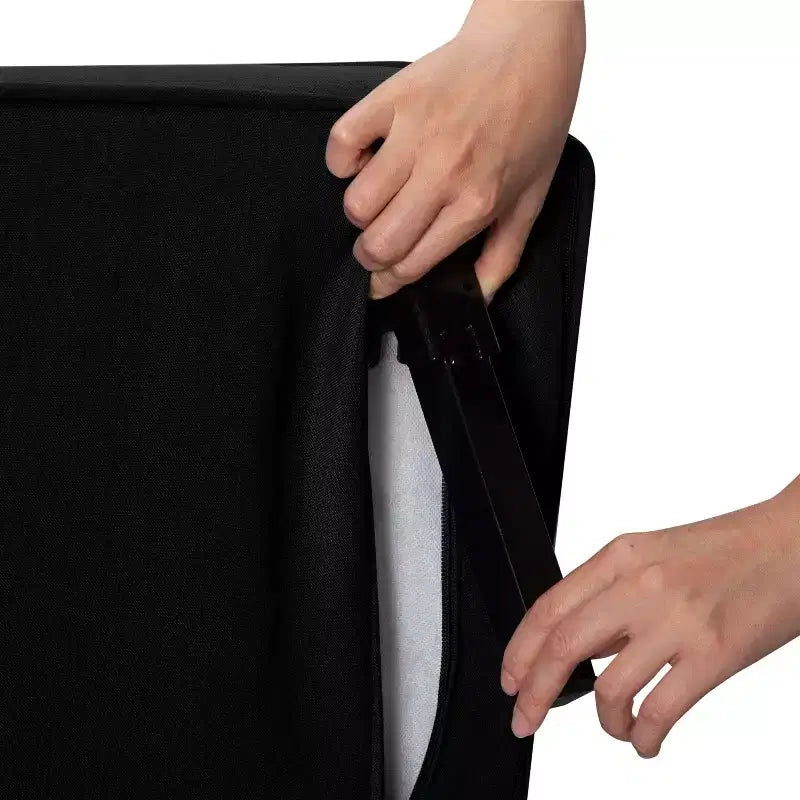 Fauteuil-lit convertible 4-en-1 pliant, dossier réglable sur 5 positions avec oreiller lombaire