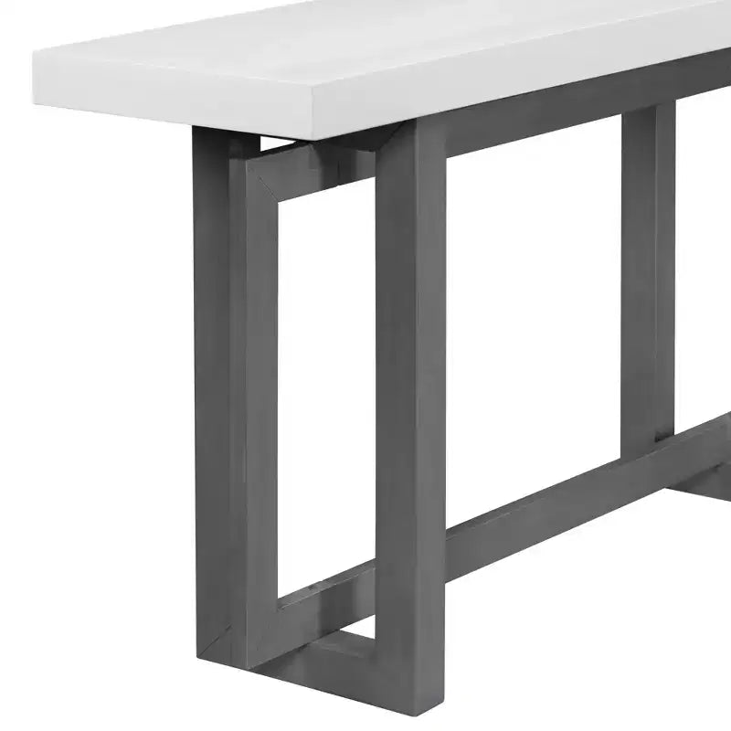 Console d'entrée triple rectangle