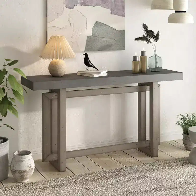 Console d'entrée triple rectangle