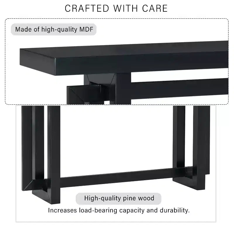 Console d'entrée triple rectangle