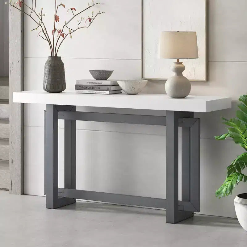 Console d'entrée triple rectangle