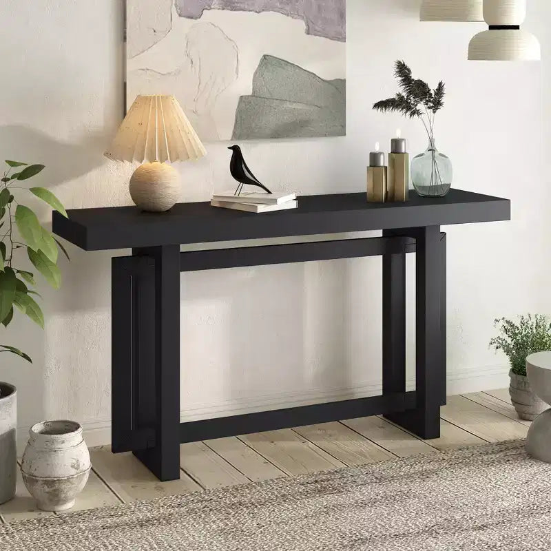 Merax Triple Rectangle Design Entryway Table