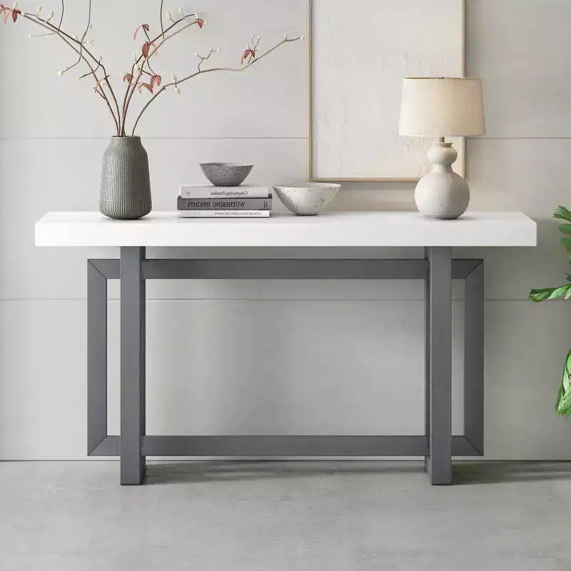 Console d'entrée triple rectangle