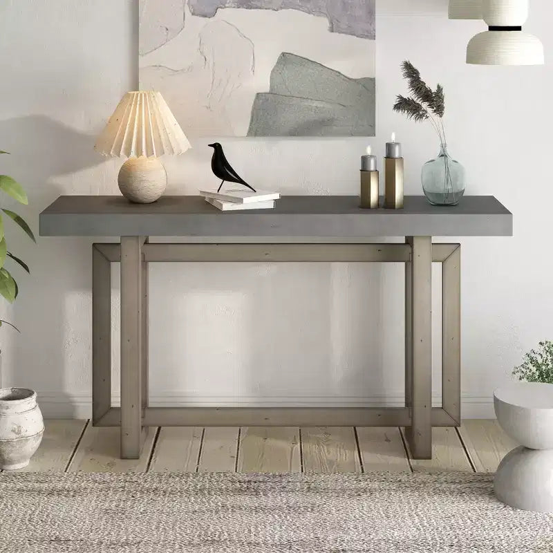 Console d'entrée triple rectangle