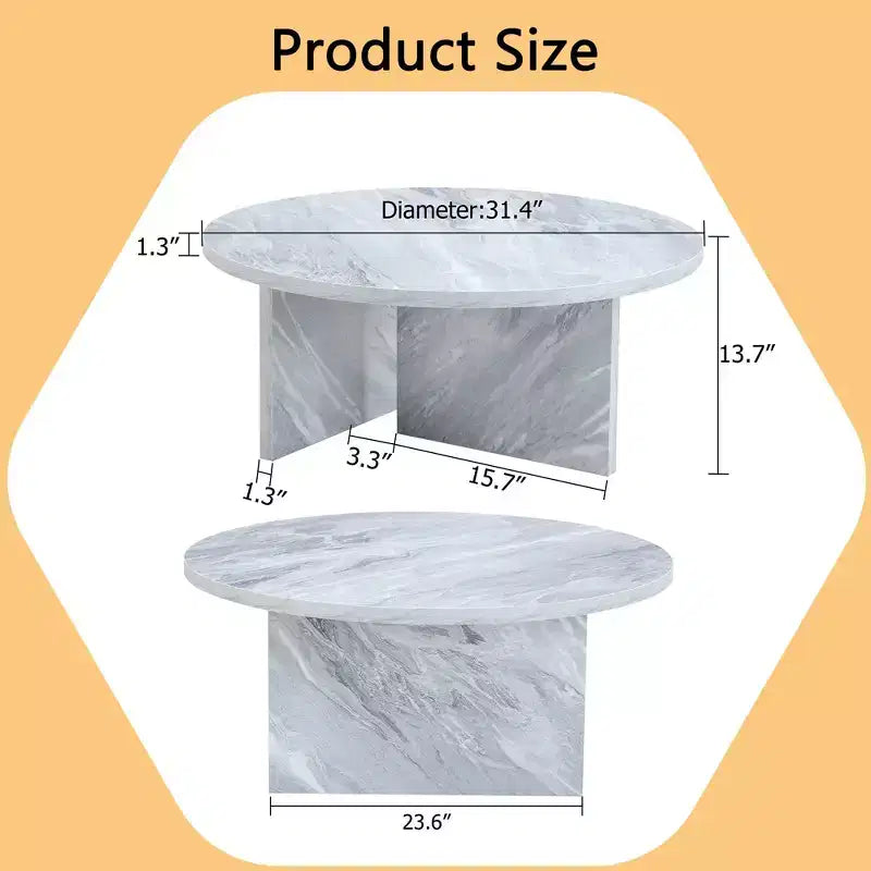 Table basse ronde noire en MDF polyvalente pour différents styles d'intérieur, alliant minimalisme moderne et charme nordique