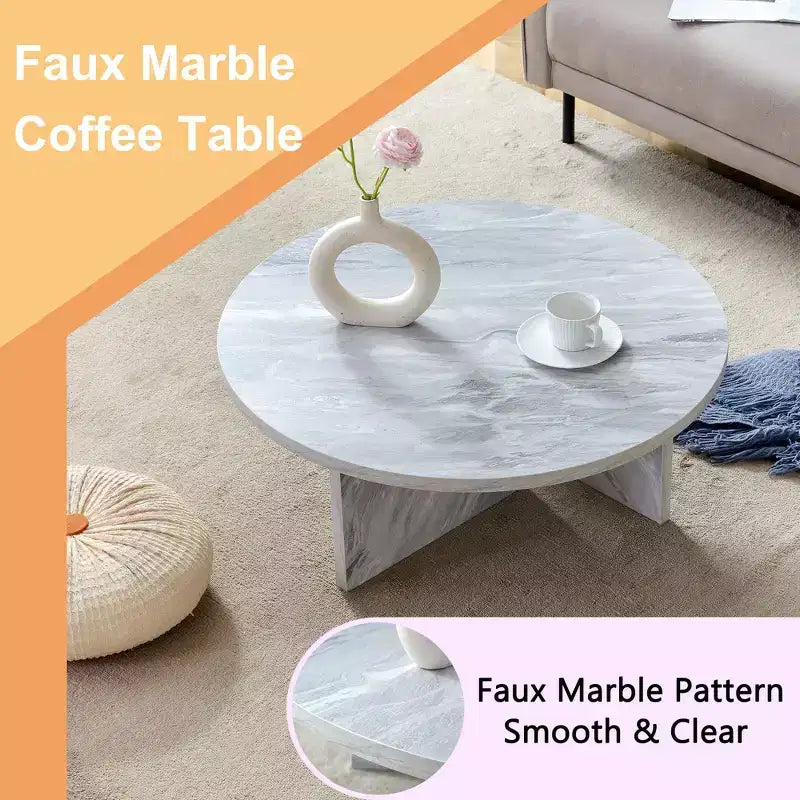 Table basse ronde noire en MDF polyvalente pour différents styles d'intérieur, alliant minimalisme moderne et charme nordique