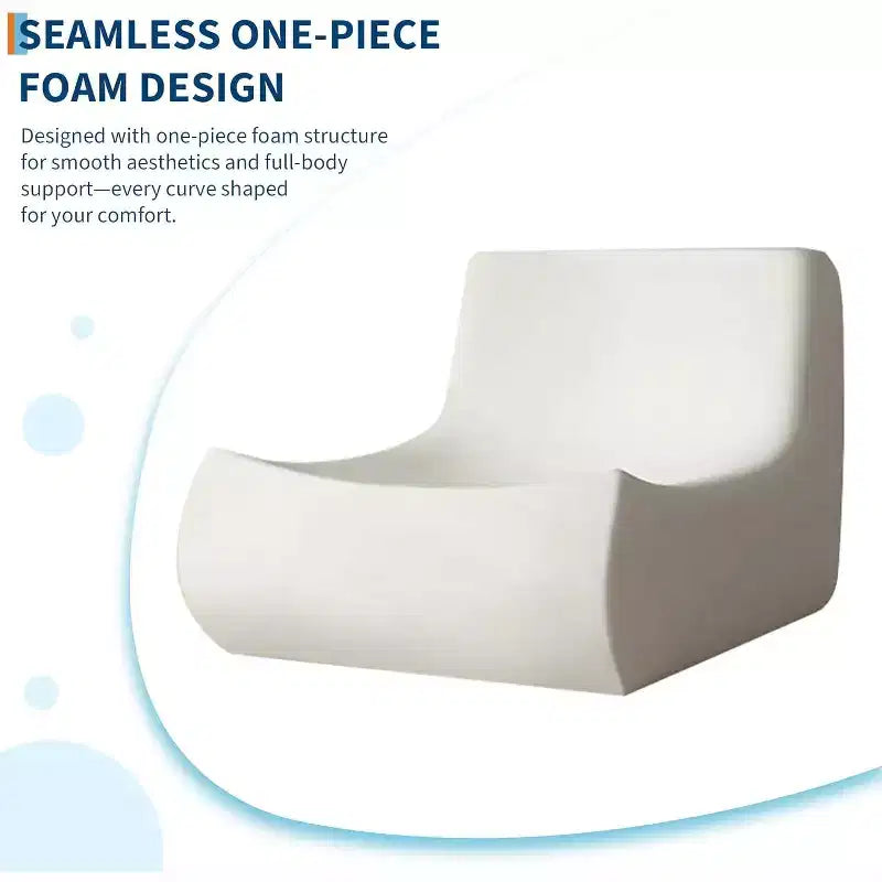 Canapé modulable, Pouf géant avec assise profonde, Canapés rembourrés pour Salon Chambre, Chambre, Appartement
