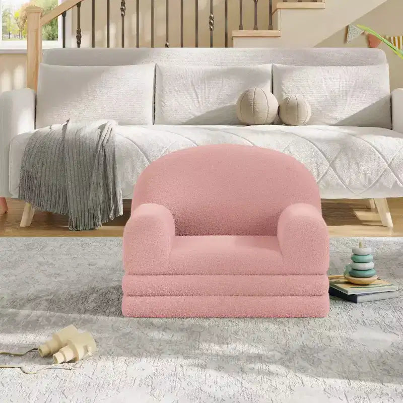 COZONY Canapé 2 en 1, canapé pliable pour enfant, fauteuil en mousse