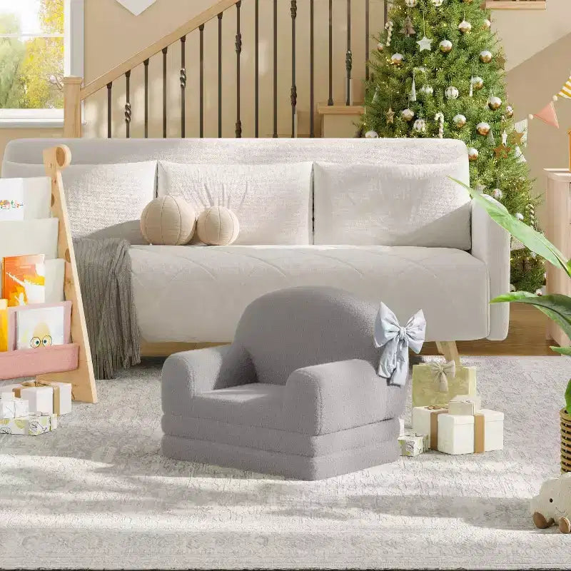COZONY Canapé 2 en 1, canapé pliable pour enfant, fauteuil en mousse