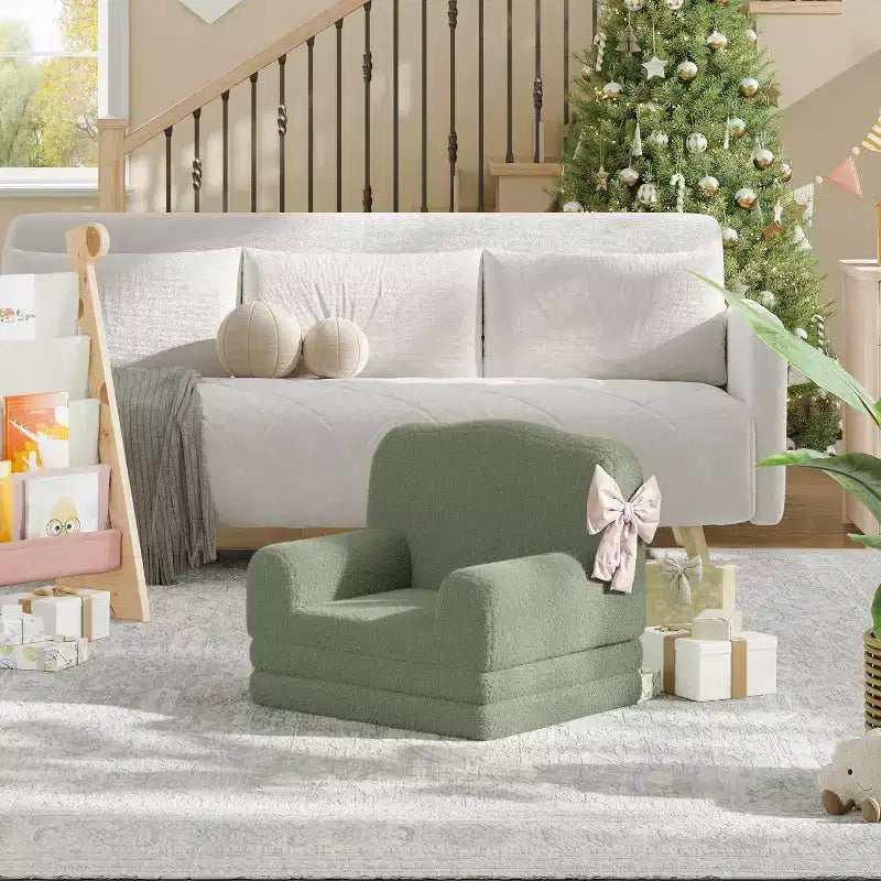 COZONY Canapé 2 en 1, canapé pliable pour enfant, fauteuil en mousse