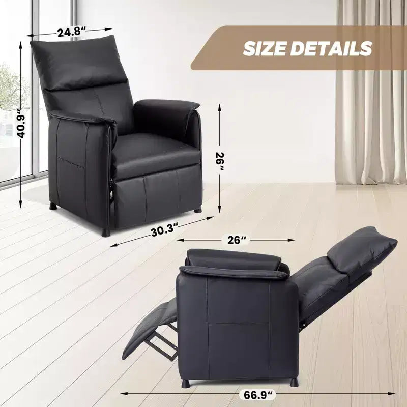 Fauteuil inclinable électrique avec massage et chauffage, fauteuil inclinable individuel réglable, fauteuil de cinéma maison pour salon/bureau