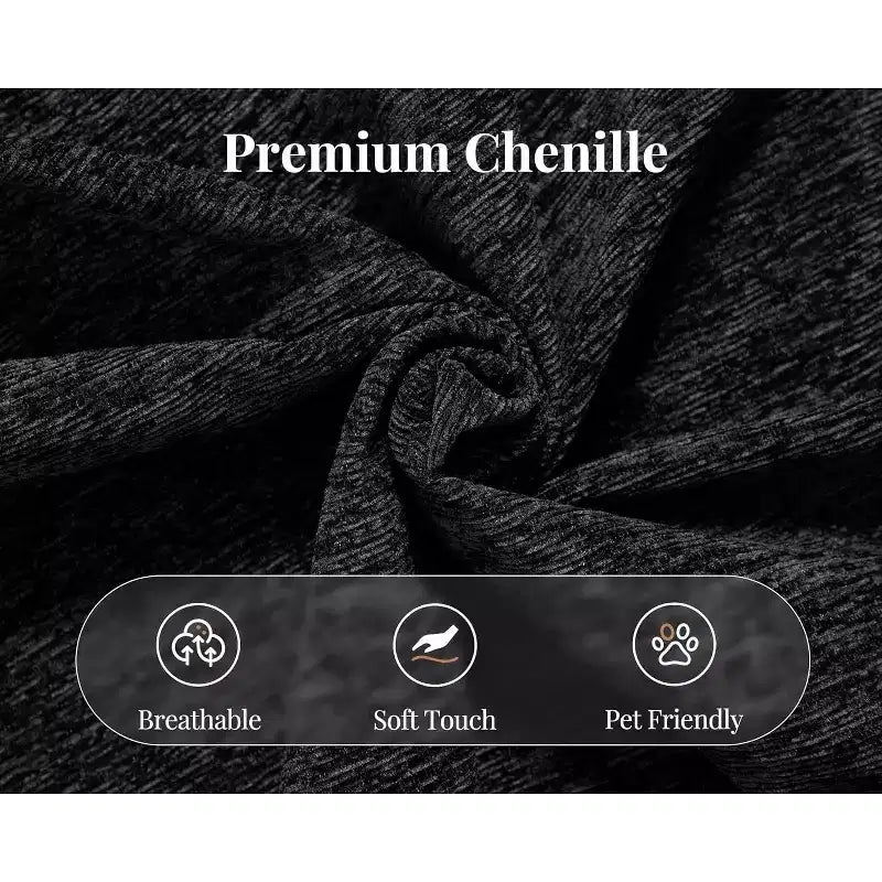 AMERLIFE Cloud Couch Sectionnel Canapé Modulable Surdimensionné avec méridienne profonde de 83,5 po, sans assemblage requis pour Salon, Chenille