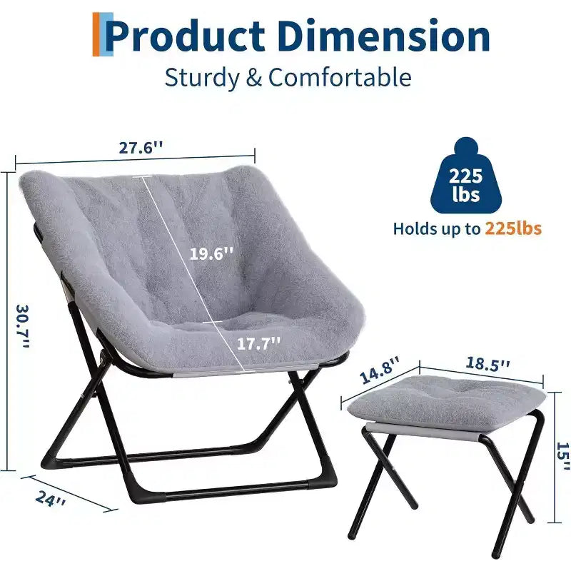 Fauteuil paresseux avec revêtement en fourrure de lapin en peluche, fauteuil de salon ultra-confortable et douillet pour salon, siège de détente d'intérieur doux, pour la maison