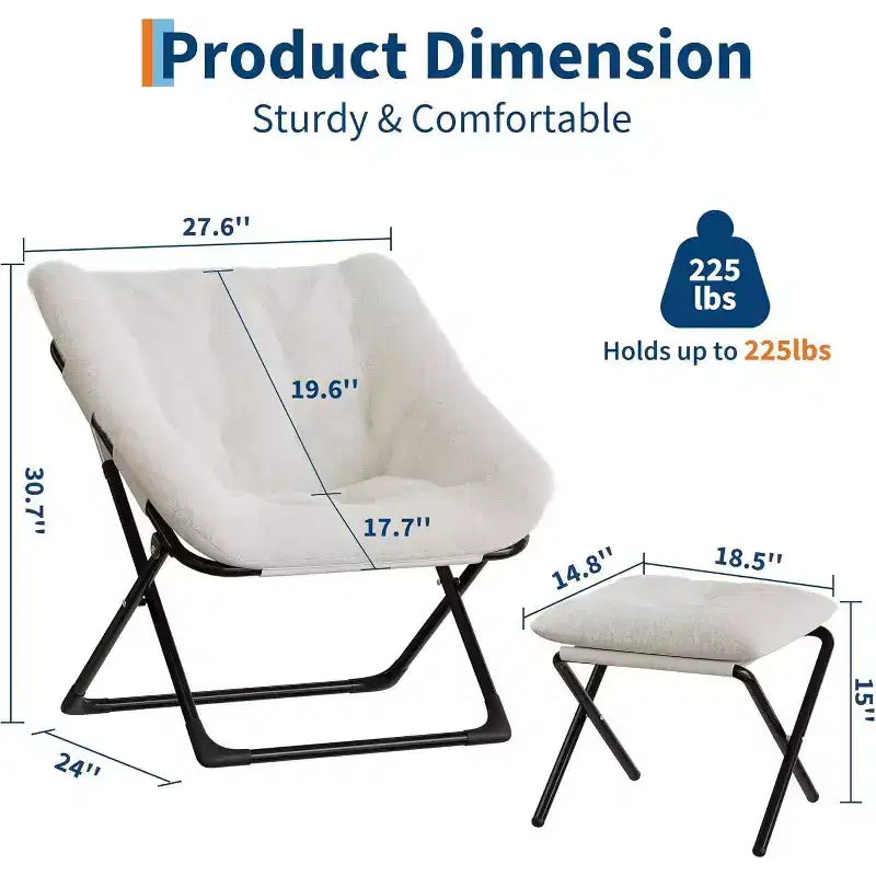 Fauteuil paresseux avec revêtement en fourrure de lapin en peluche, fauteuil de salon ultra-confortable et douillet pour salon, siège de détente d'intérieur doux, pour la maison