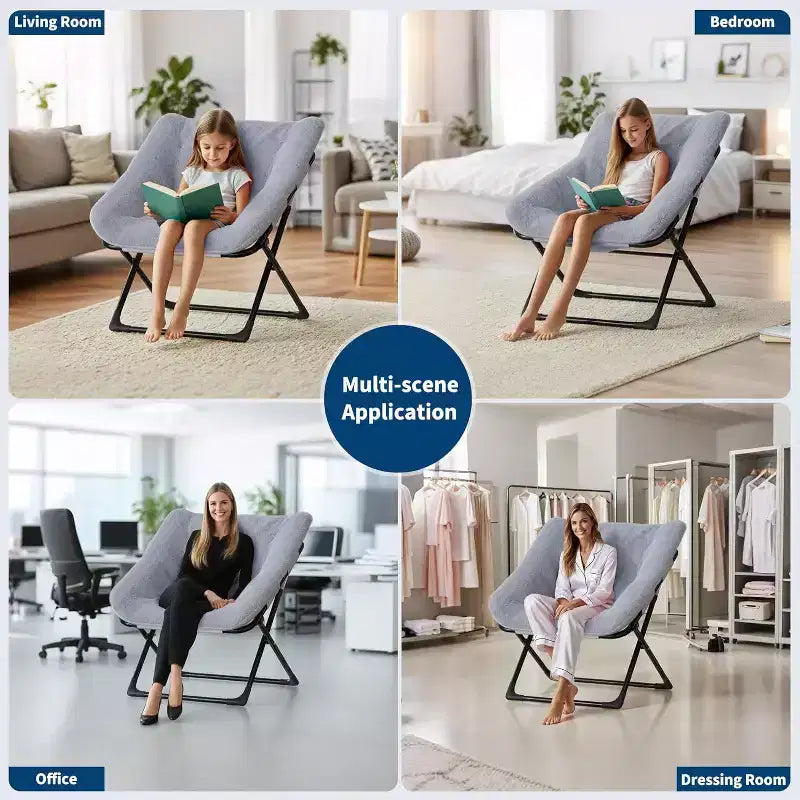 Fauteuil paresseux avec revêtement en fourrure de lapin en peluche, fauteuil de salon ultra-confortable et douillet pour salon, siège de détente d'intérieur doux, pour la maison