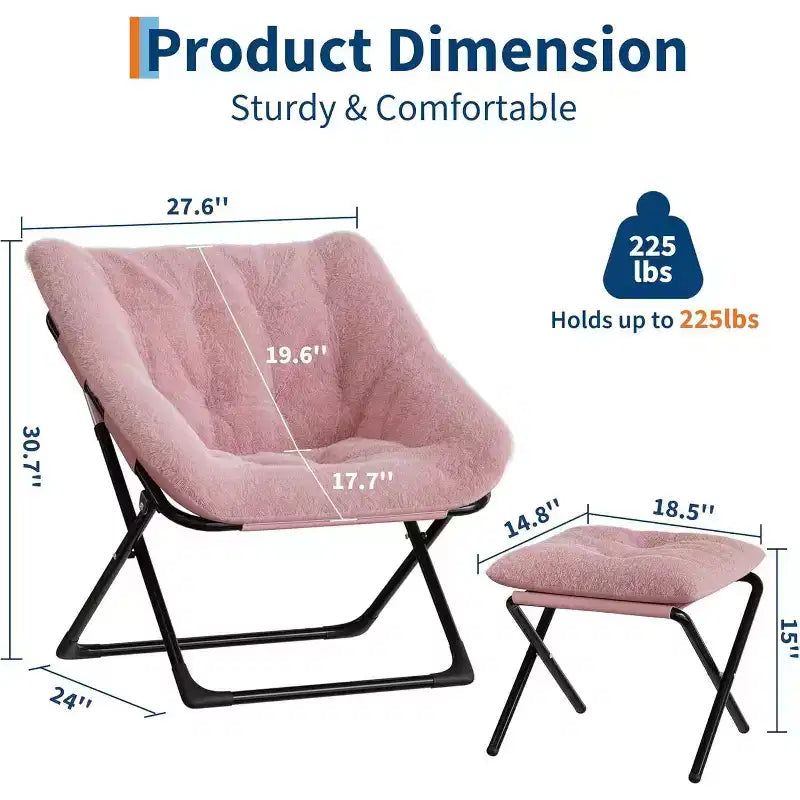 Fauteuil paresseux avec revêtement en fourrure de lapin en peluche, fauteuil de salon ultra-confortable et douillet pour salon, siège de détente d'intérieur doux, pour la maison