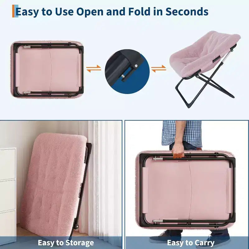 Fauteuil paresseux avec revêtement en fourrure de lapin en peluche, fauteuil de salon ultra-confortable et douillet pour salon, siège de détente d'intérieur doux, pour la maison