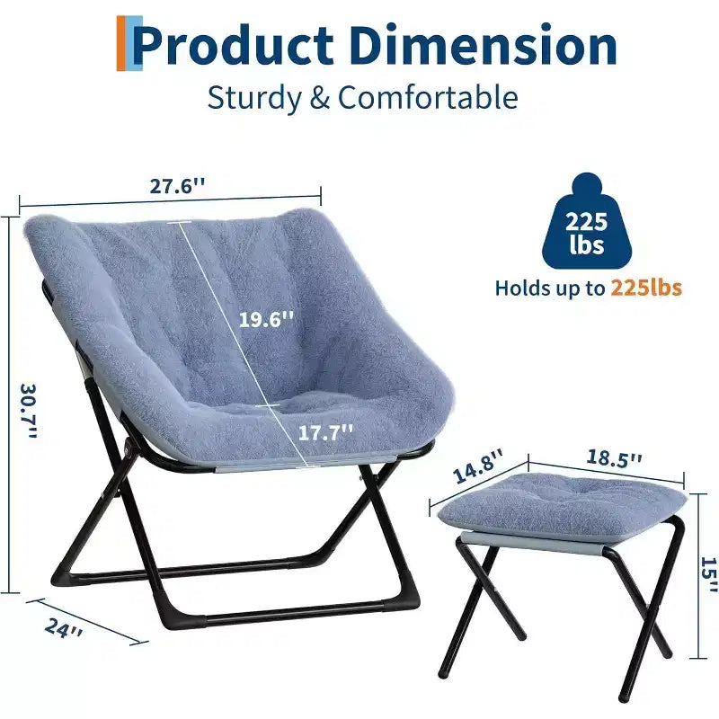 Fauteuil paresseux avec revêtement en fourrure de lapin en peluche, fauteuil de salon ultra-confortable et douillet pour salon, siège de détente d'intérieur doux, pour la maison