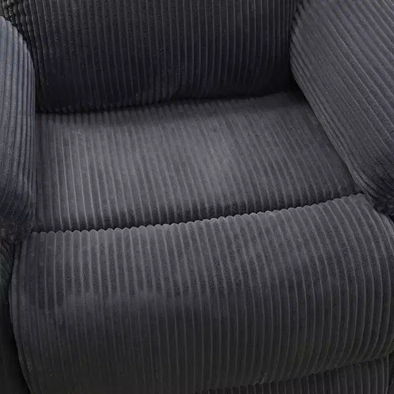MAYEERTY Fauteuil inclinable électrique, Fauteuil inclinable manuel en tissu avec dossier réglable pour salon, Gris foncé