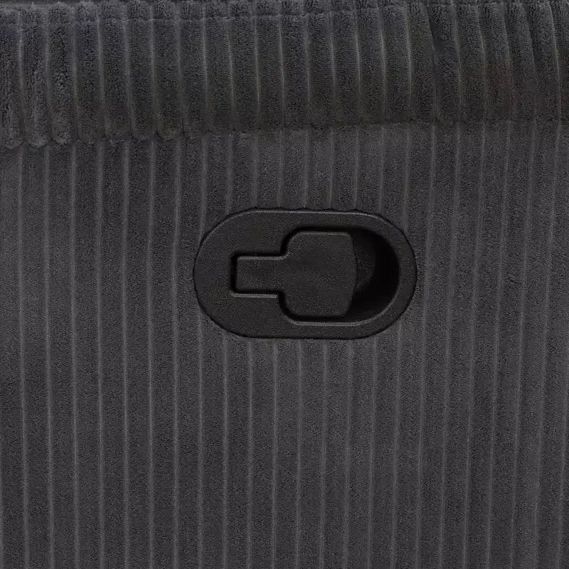 MAYEERTY Fauteuil inclinable électrique, Fauteuil inclinable manuel en tissu avec dossier réglable pour salon, Gris foncé