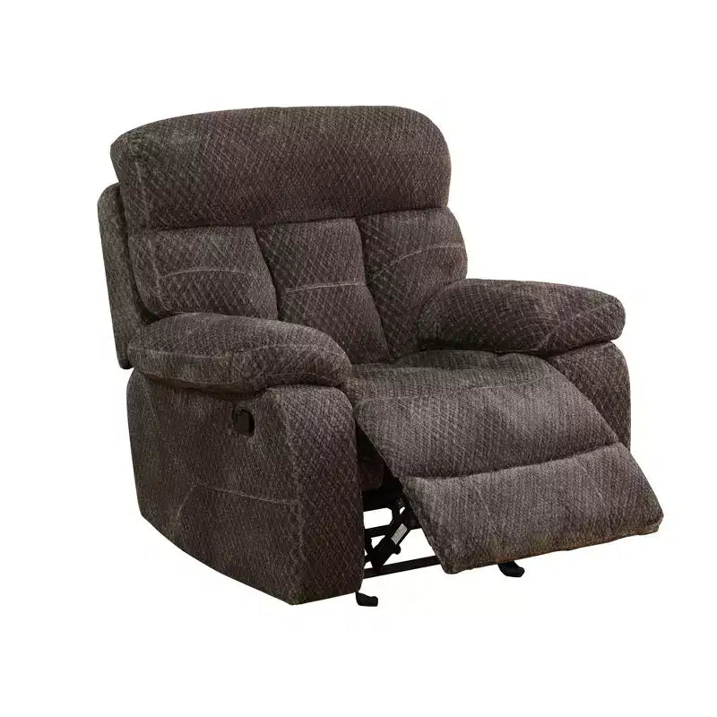 MAYEERTY Fauteuil inclinable, Fauteuil relaxant en Tissu Respirant Anti-Boulochage avec Dossier Réglable pour Salon, Marron