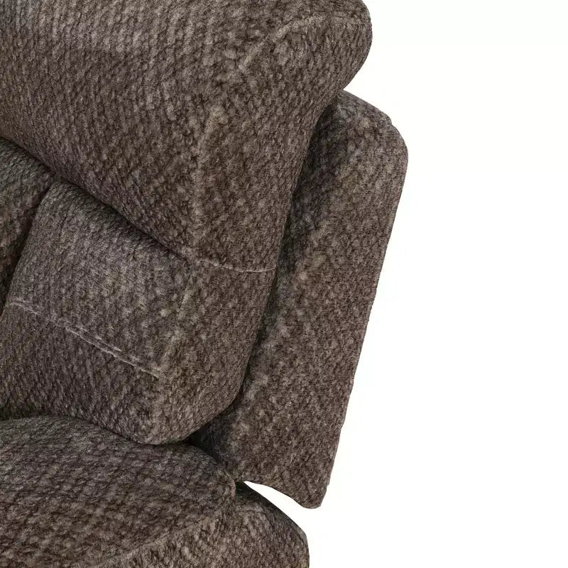 MAYEERTY Fauteuil inclinable, Fauteuil relaxant en Tissu Respirant Anti-Boulochage avec Dossier Réglable pour Salon, Marron
