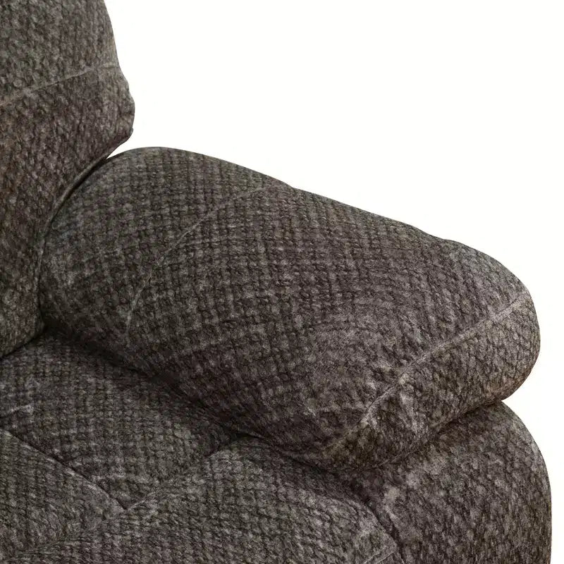 MAYEERTY Fauteuil inclinable, Fauteuil relaxant en Tissu Respirant Anti-Boulochage avec Dossier Réglable pour Salon, Marron