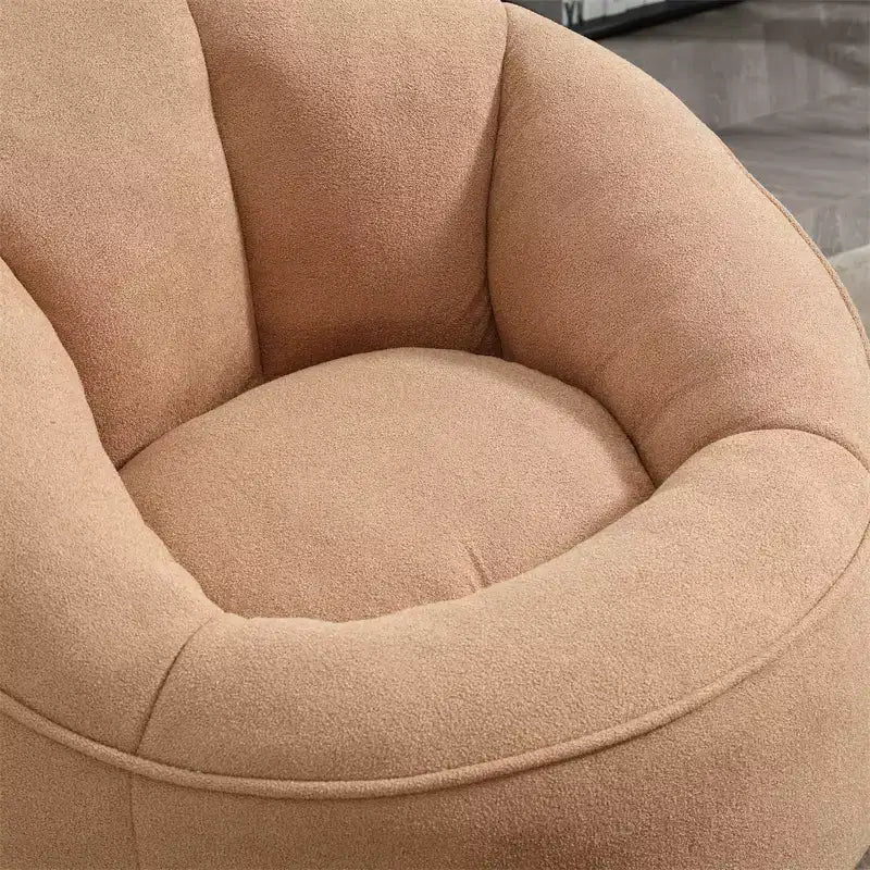 Pouf poire, Fauteuil poire avec garnissage en mousse haute densité et repose-pieds, Fauteuil d'appoint moderne avec ottoman