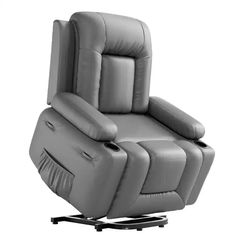 Fauteuil inclinable releveur électrique en cuir PU, inclinable réglable, canapé simple ergonomique, pour salon