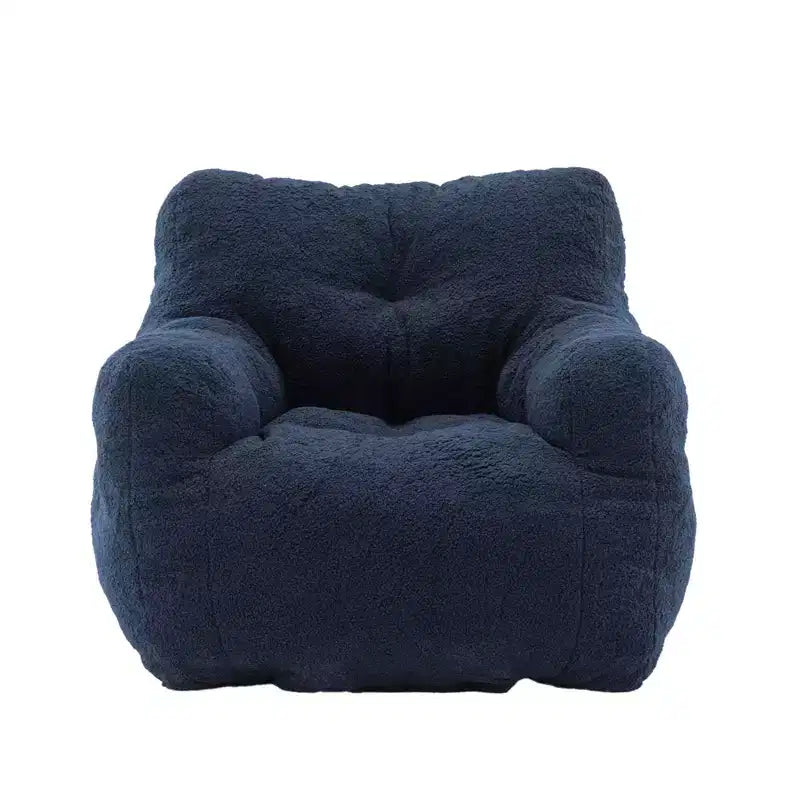 Fauteuil pouf moelleux, canapé paresseux en mousse à mémoire de forme, fauteuil d'appoint résistant à l'usure pour salon, balcon, bureau