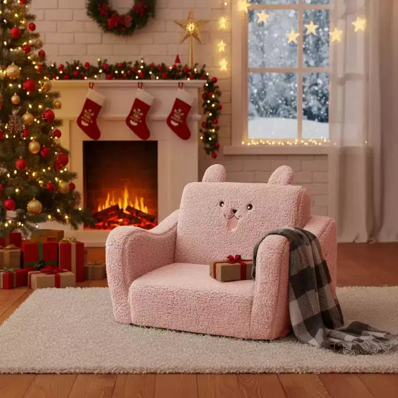 Kinder King Canapé pour enfant, chaise pour bébé 2 en 1 pliable, canapé-lit dépliable pour salle de jeux