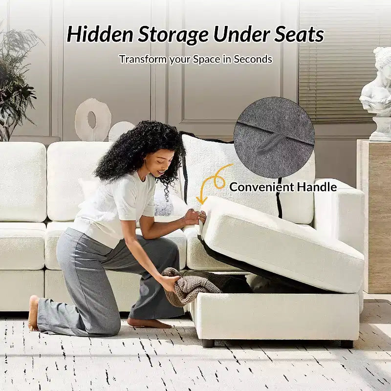 Canapé modulable de rangement Matilde | ARTFUL LIVING DESIGN