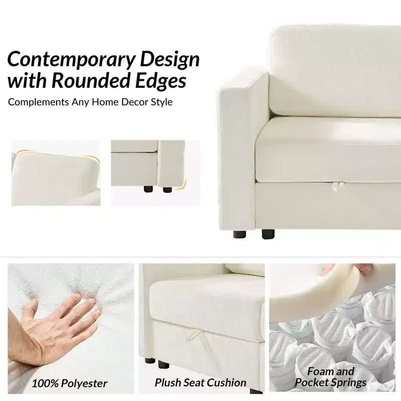 Canapé modulable de rangement Matilde | ARTFUL LIVING DESIGN