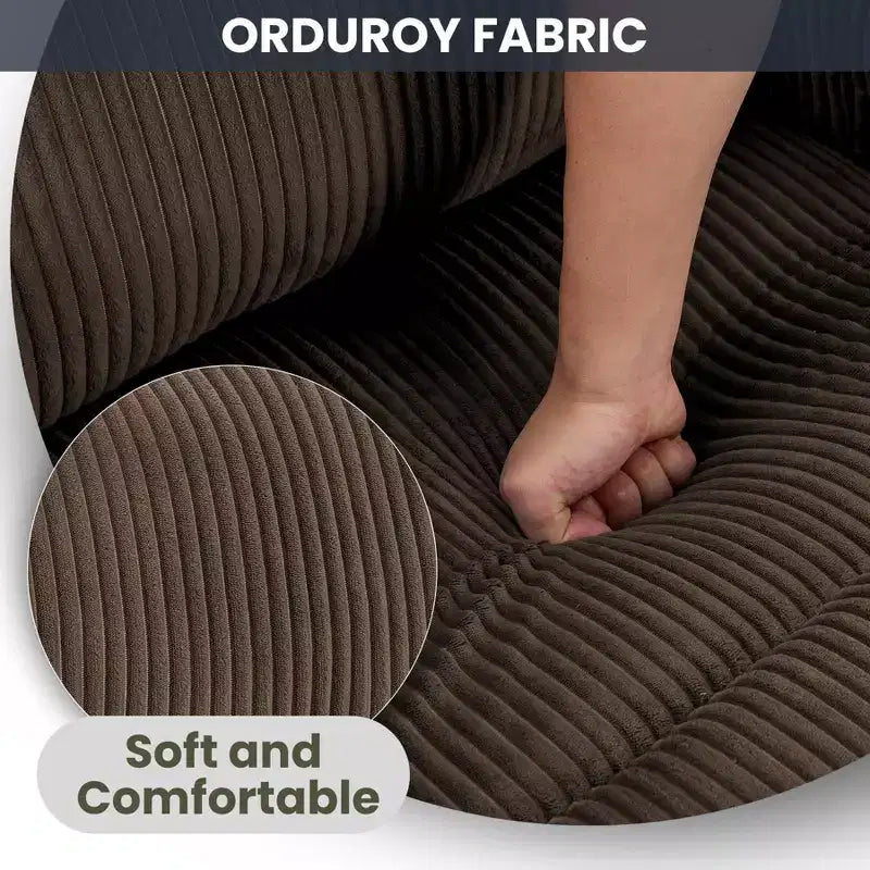Fauteuil inclinable électrique en velours côtelé avec inclinaison à 155°, massage, chauffage, deux porte-gobelets et aide à la levée, fauteuil confortable ergonomique pour personnes âgées
