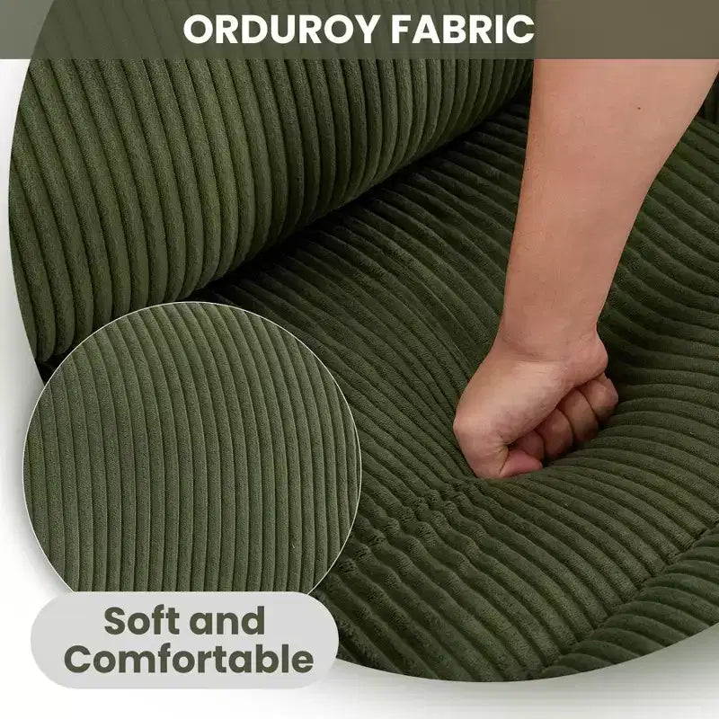 Fauteuil inclinable électrique en velours côtelé avec inclinaison à 155°, massage, chauffage, deux porte-gobelets et aide à la levée, fauteuil confortable ergonomique pour personnes âgées