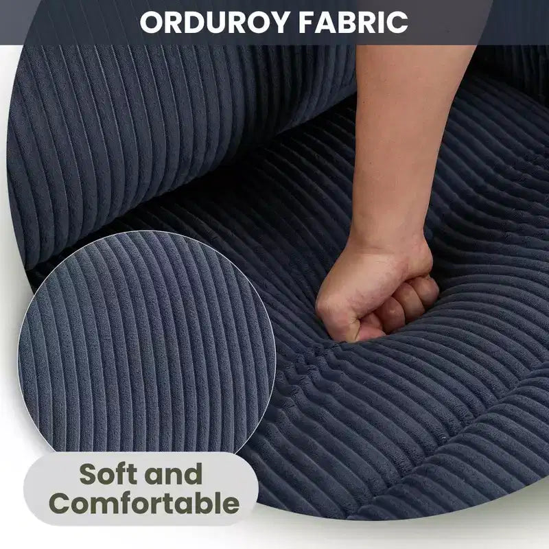 Fauteuil inclinable électrique en velours côtelé avec inclinaison à 155°, massage, chauffage, deux porte-gobelets et aide à la levée, fauteuil confortable ergonomique pour personnes âgées