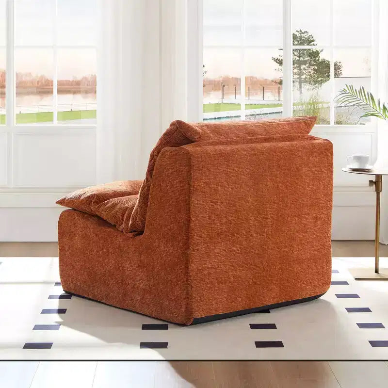 Fauteuil de salon modulable avec éponge entièrement compressible, canapé paresseux pour appartement ou coin lecture