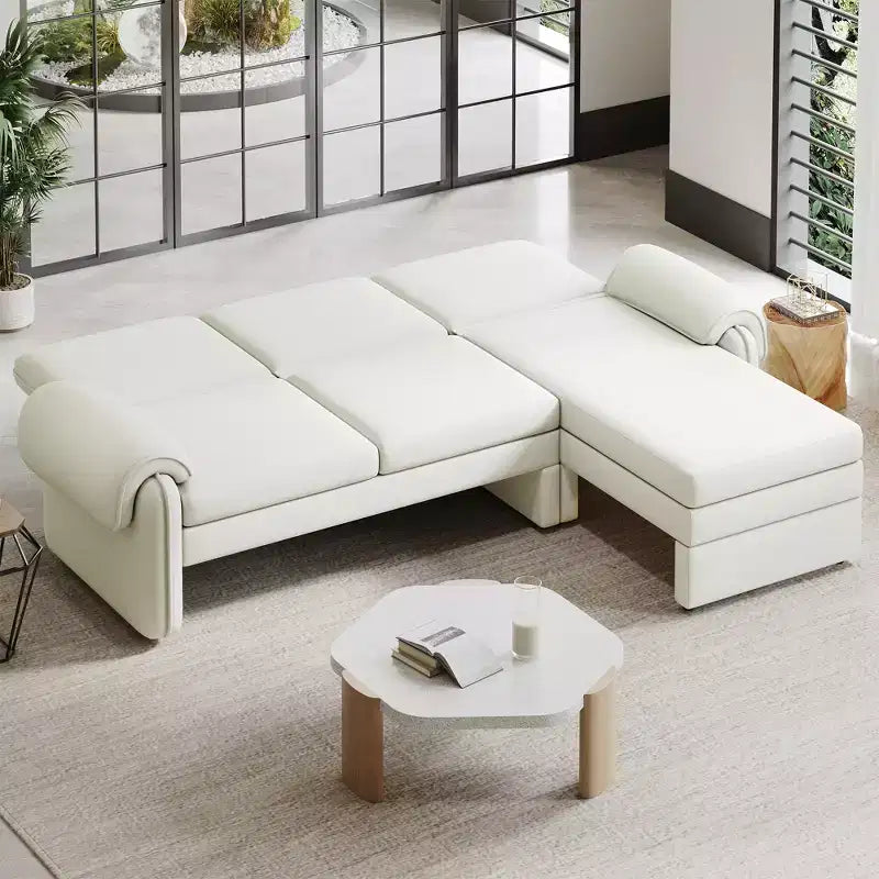 Canapé d'angle moderne 94", canapé sectionnel avec méridienne convertible, dossier réglable de 90 à 180°