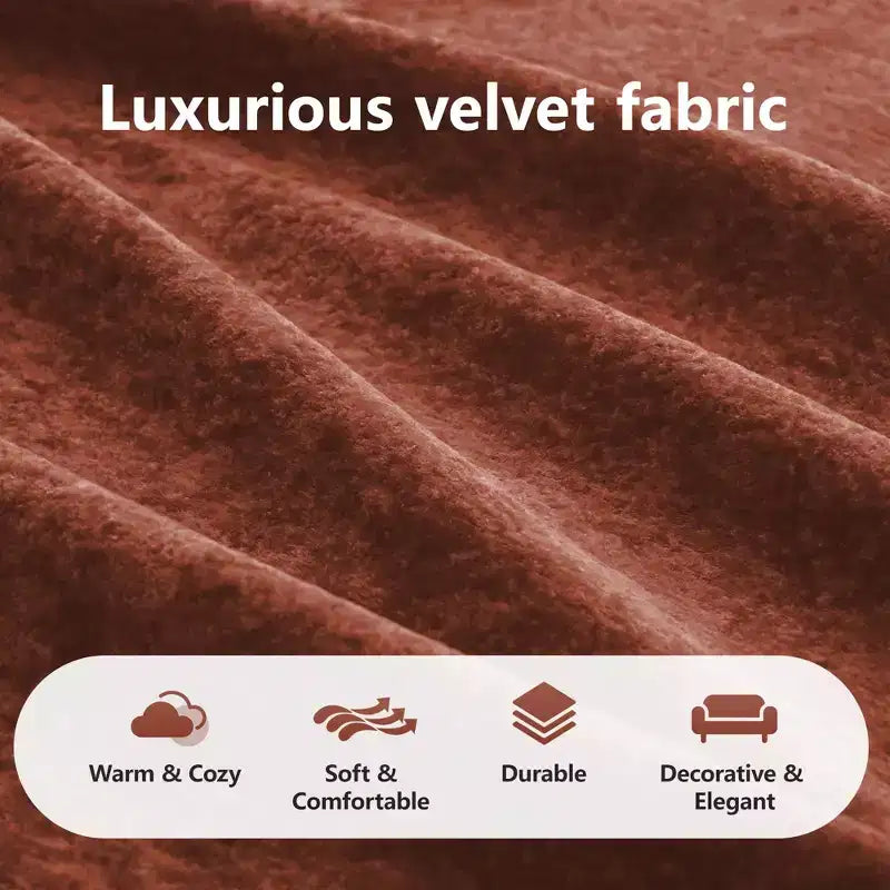 Clihome Tissu en velours doux en forme de L, Base éponge haute densité 32D, Base design ergonomique, Conception antidérapante, Combinaison libre, Ottomane mobile