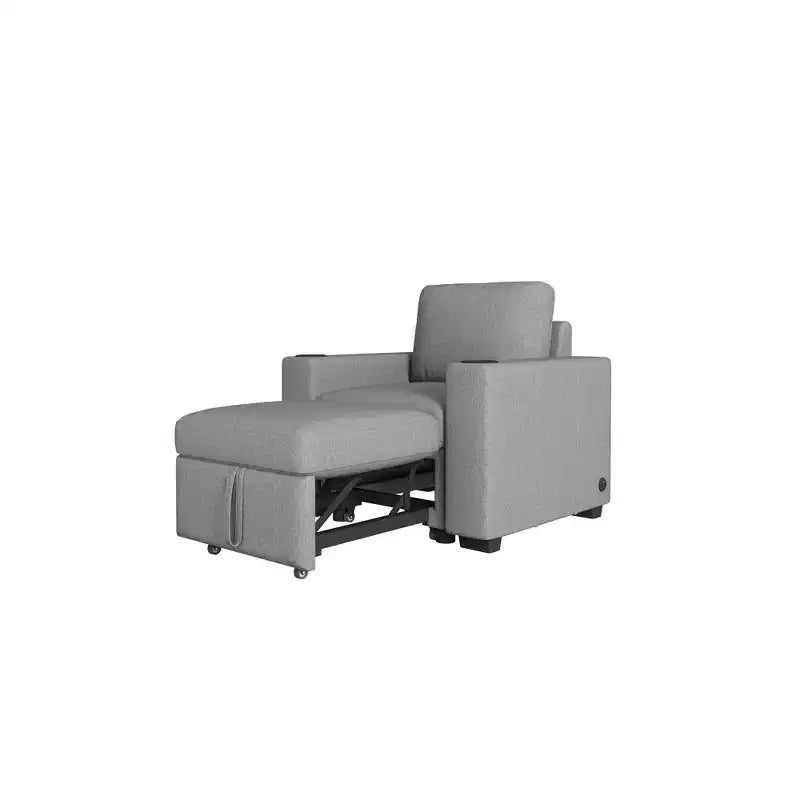 MAYEERTY Canapé Moderne 35.4 Lit Sofa Extensible Fauteuil Simple pour Salon Gris
