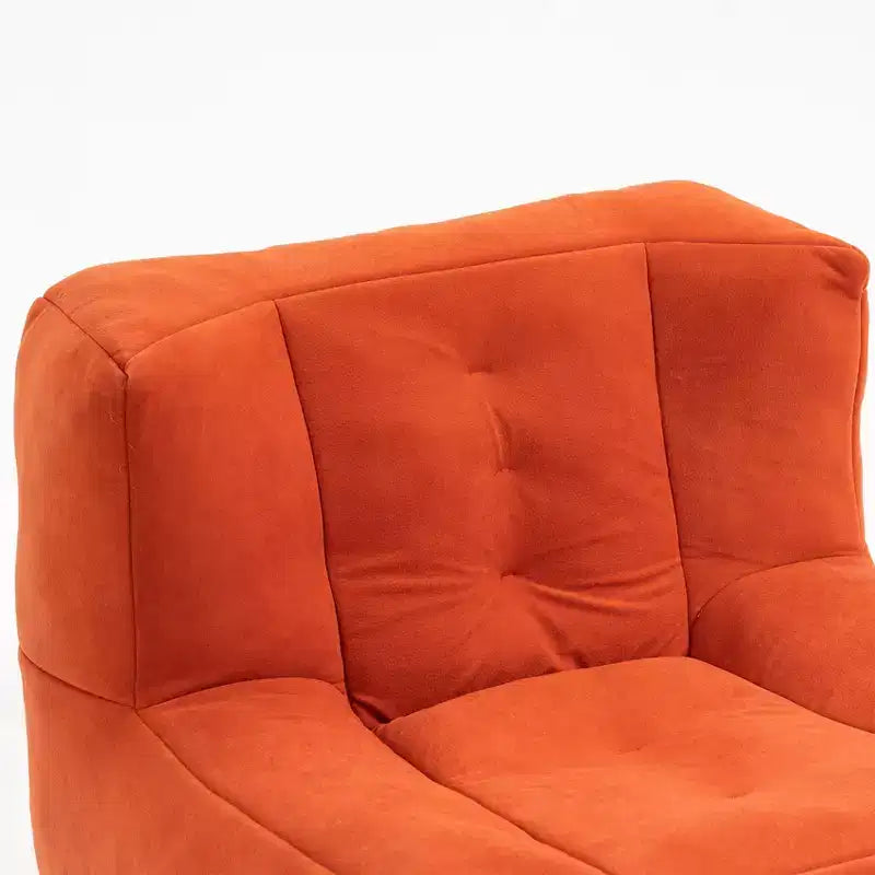 Pouf géant en mousse à mémoire de forme ultra-douce avec ottoman pour adultes, fauteuil moderne et confortable pour salon ou chambre à coucher