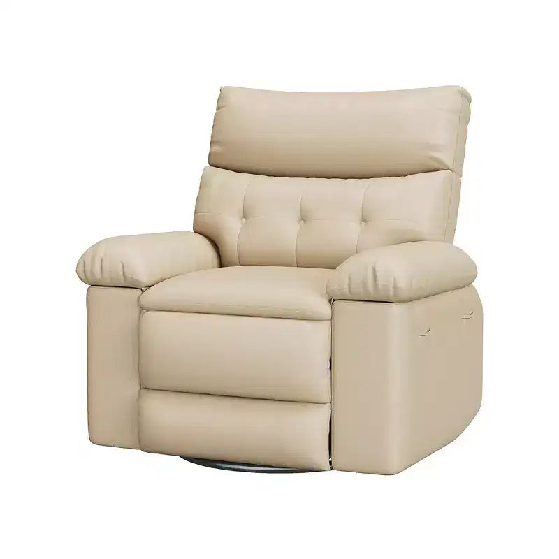 Fauteuil inclinable Acekool surdimensionné pour adultes, fauteuil inclinable manuel en cuir PU extra large, coussin en éponge 1,5 fois plus épais, fauteuil paresseux confortable