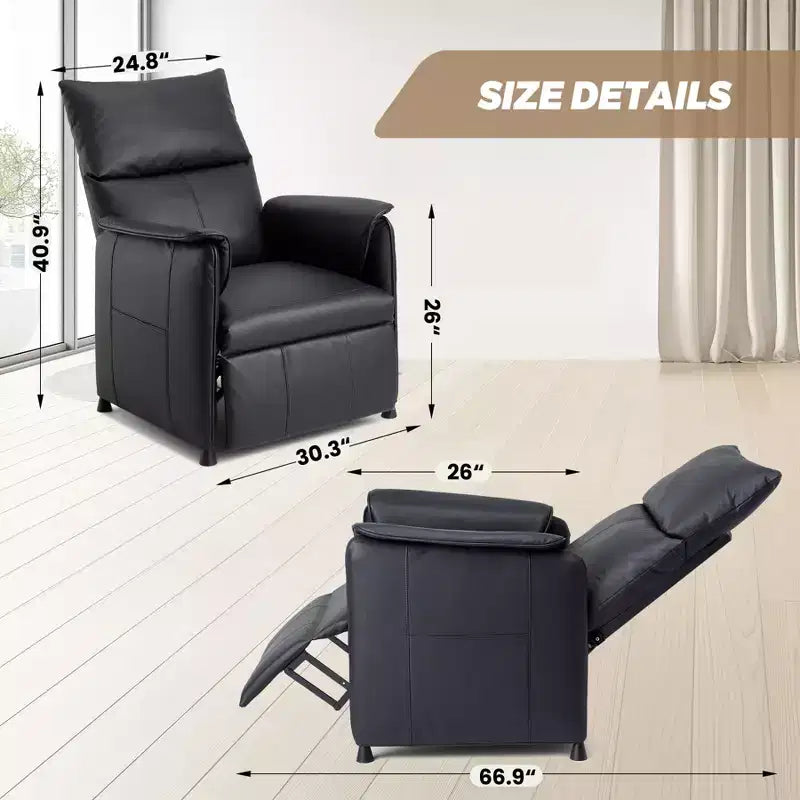 Fauteuil inclinable électrique Acekool avec massage et chauffage pour le salon ou le bureau