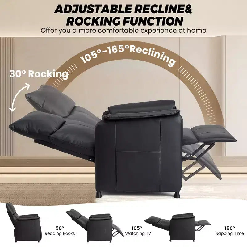 Fauteuil inclinable électrique Acekool avec massage et chauffage pour le salon ou le bureau